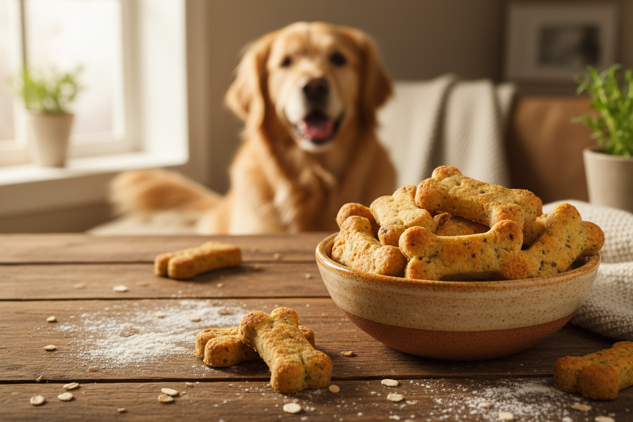 Treat your furry friend to something special! These wholesome oven-baked treats are crafted with quality ingredients. Ideal for training rewards or everyday snacking.