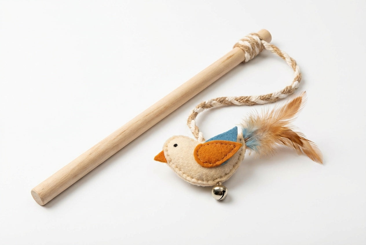 Cat birdy toy