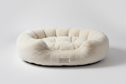 cloud comfort pet bed. Give your pet the dreamy sleep they deserve! Ultra-soft bed with premium cushioning. Machine washable cover makes cleanup easy.